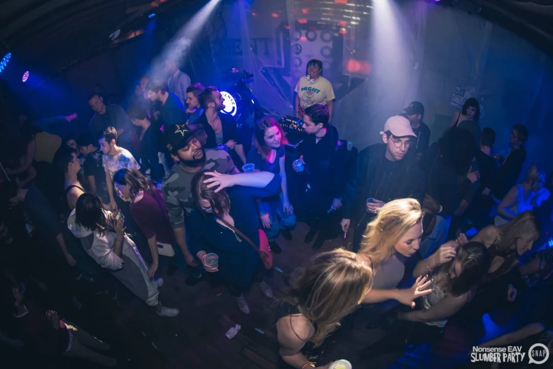 Nonsense EAV Slumber Party - 2/17/17.Pajamas! Onesies! Dancing! Atlanta's nicest people! Dance Bunny! The DJ was Kimber! 3rd Fridays at the Basement in East Atlanta!Photo by Oh Snap! Tag your friends!