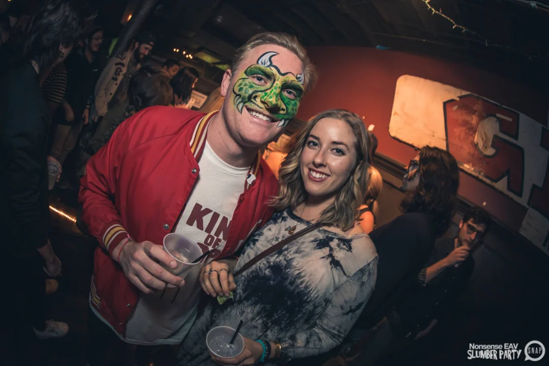 Nonsense EAV Slumber Party - 2/17/17.Pajamas! Onesies! Dancing! Atlanta's nicest people! Dance Bunny! The DJ was Kimber! 3rd Fridays at the Basement in East Atlanta!Photo by Oh Snap! Tag your friends!