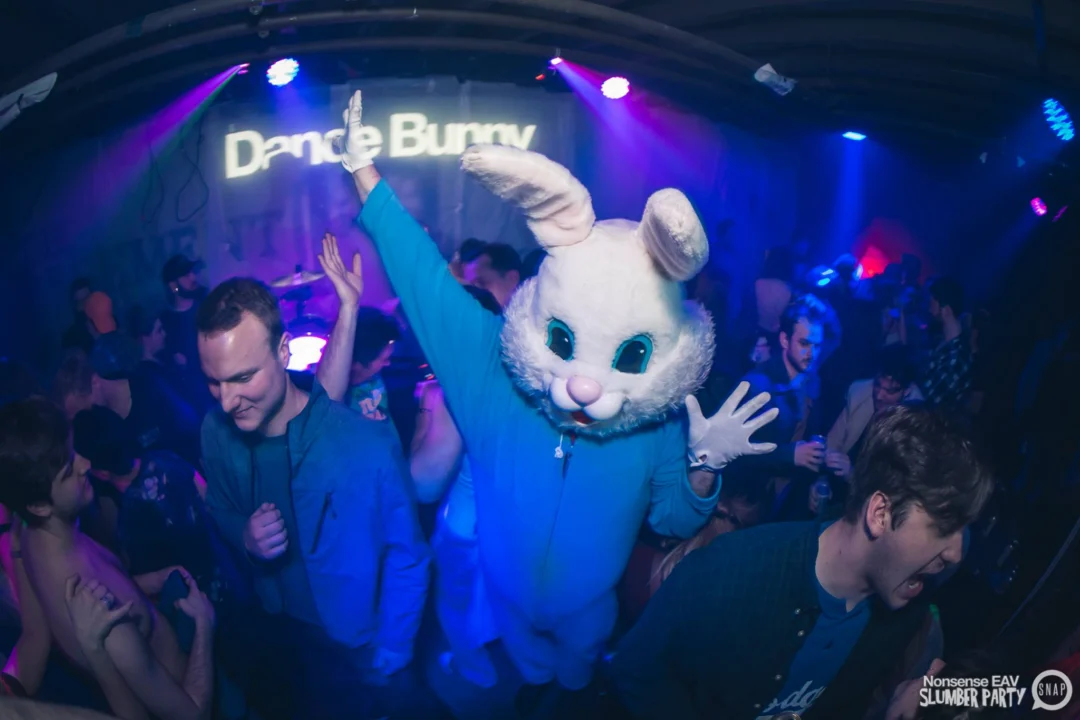 Nonsense EAV Slumber Party - 2/17/17.Pajamas! Onesies! Dancing! Atlanta's nicest people! Dance Bunny! The DJ was Kimber! 3rd Fridays at the Basement in East Atlanta!Photo by Oh Snap! Tag your friends!