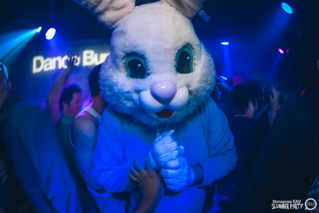 Nonsense EAV Slumber Party - 2/17/17.Pajamas! Onesies! Dancing! Atlanta's nicest people! Dance Bunny! The DJ was Kimber! 3rd Fridays at the Basement in East Atlanta!Photo by Oh Snap! Tag your friends!