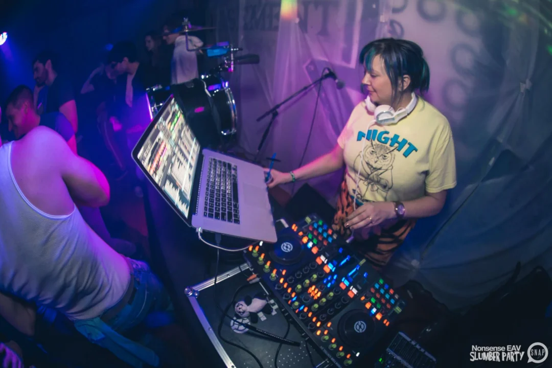 Nonsense EAV Slumber Party - 2/17/17.Pajamas! Onesies! Dancing! Atlanta's nicest people! Dance Bunny! The DJ was Kimber! 3rd Fridays at the Basement in East Atlanta!Photo by Oh Snap! Tag your friends!