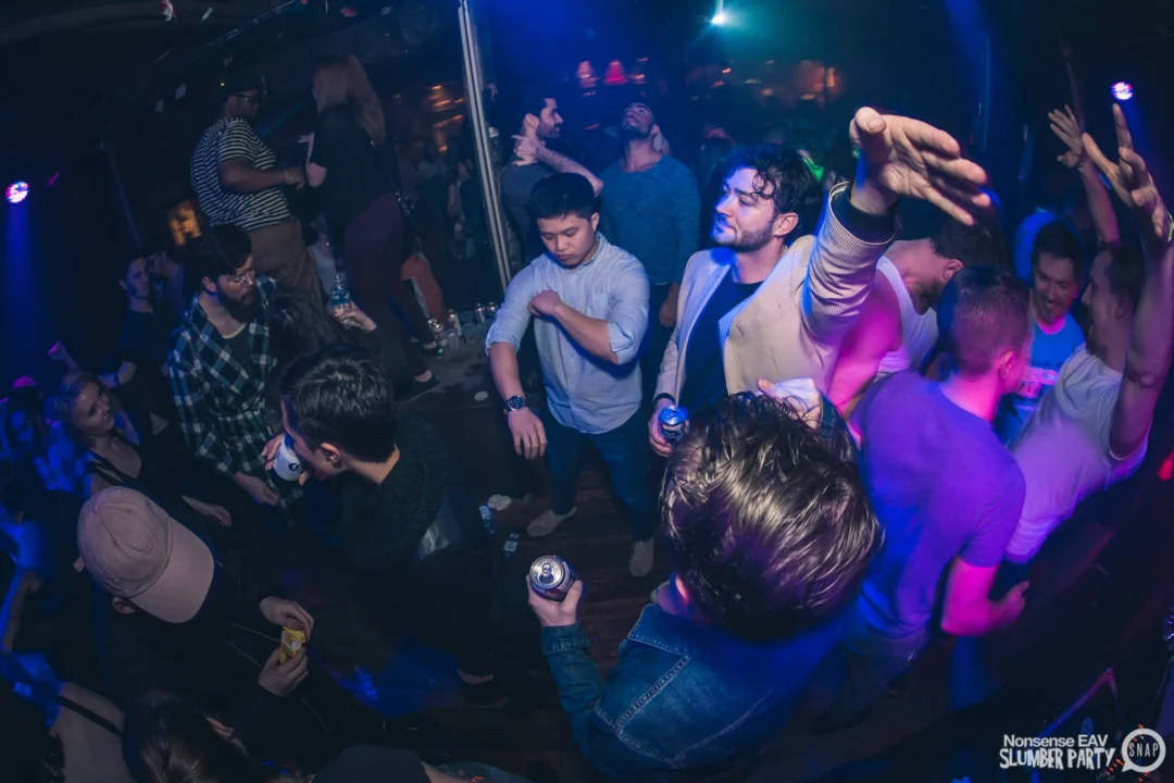 Nonsense EAV Slumber Party - 2/17/17.Pajamas! Onesies! Dancing! Atlanta's nicest people! Dance Bunny! The DJ was Kimber! 3rd Fridays at the Basement in East Atlanta!Photo by Oh Snap! Tag your friends!
