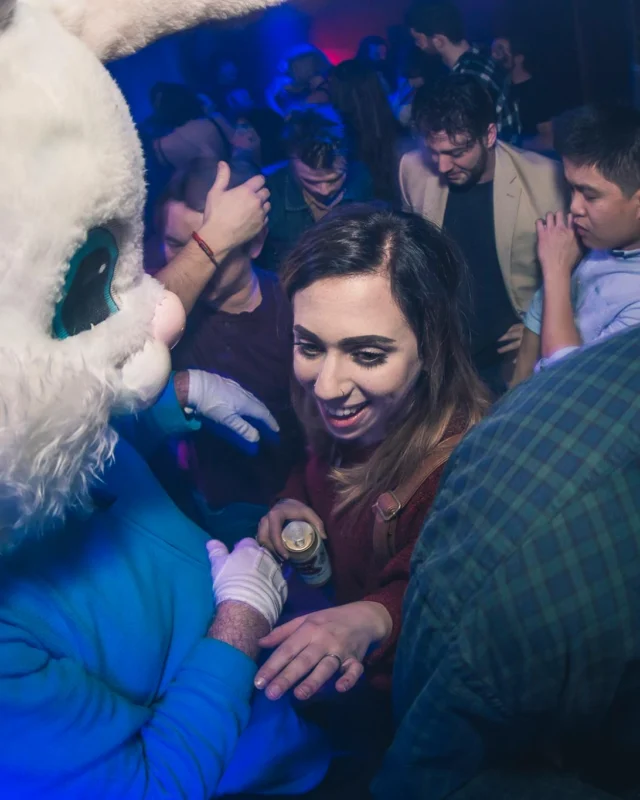 Nonsense EAV Slumber Party - 2/17/17.Pajamas! Onesies! Dancing! Atlanta's nicest people! Dance Bunny! The DJ was Kimber! 3rd Fridays at the Basement in East Atlanta!Photo by Oh Snap! Tag your friends!