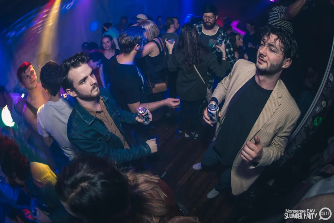 Nonsense EAV Slumber Party - 2/17/17.Pajamas! Onesies! Dancing! Atlanta's nicest people! Dance Bunny! The DJ was Kimber! 3rd Fridays at the Basement in East Atlanta!Photo by Oh Snap! Tag your friends!
