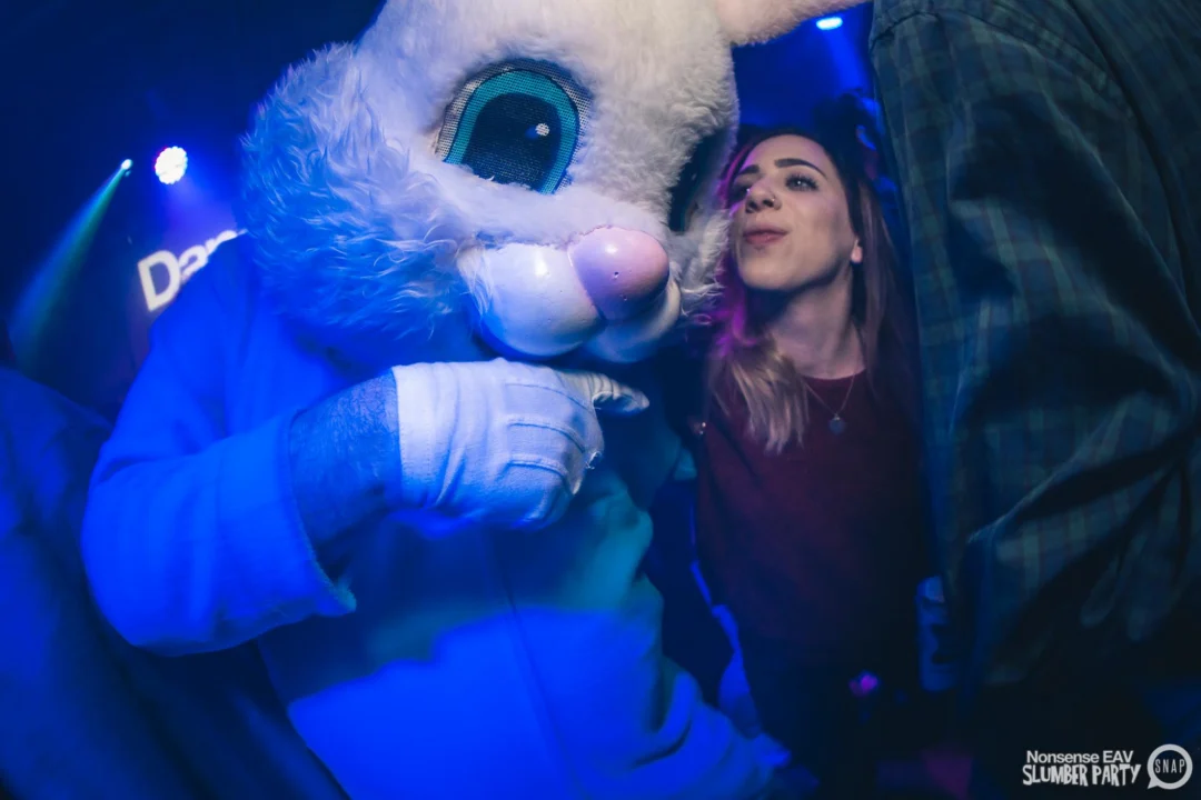 Nonsense EAV Slumber Party - 2/17/17.Pajamas! Onesies! Dancing! Atlanta's nicest people! Dance Bunny! The DJ was Kimber! 3rd Fridays at the Basement in East Atlanta!Photo by Oh Snap! Tag your friends!