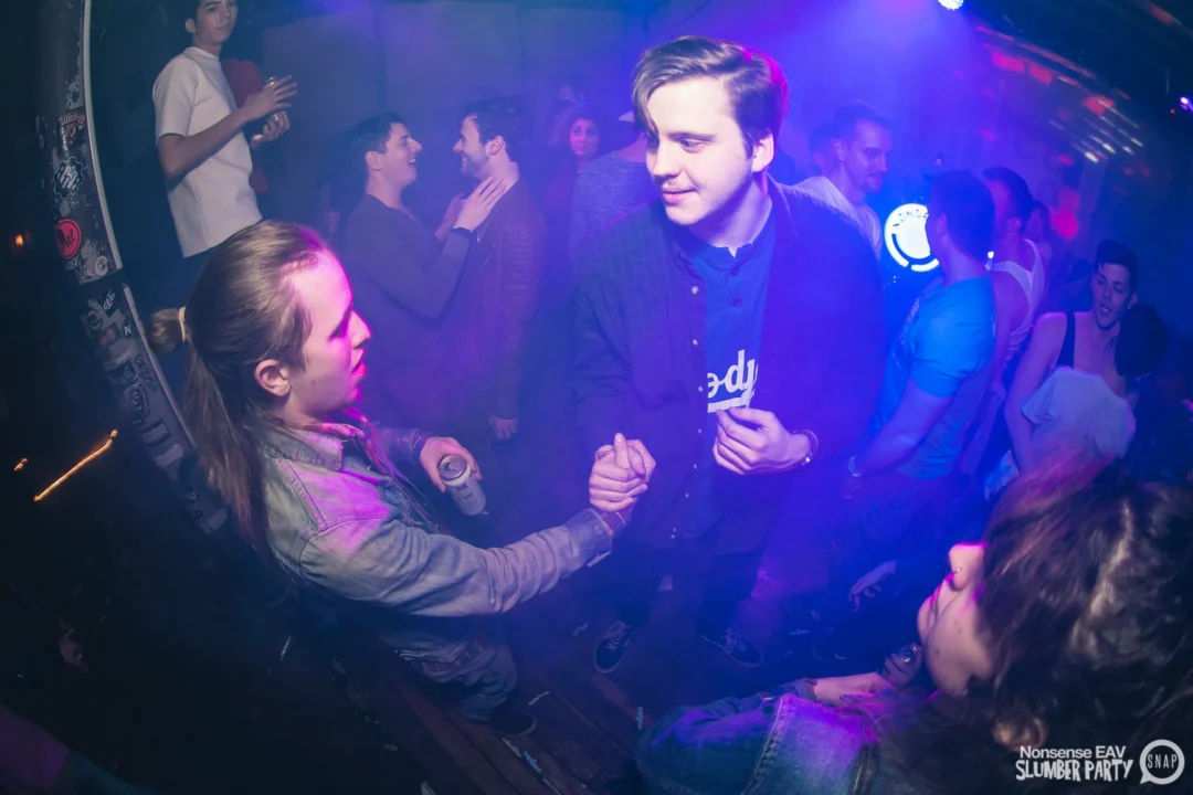 Nonsense EAV Slumber Party - 2/17/17.Pajamas! Onesies! Dancing! Atlanta's nicest people! Dance Bunny! The DJ was Kimber! 3rd Fridays at the Basement in East Atlanta!Photo by Oh Snap! Tag your friends!