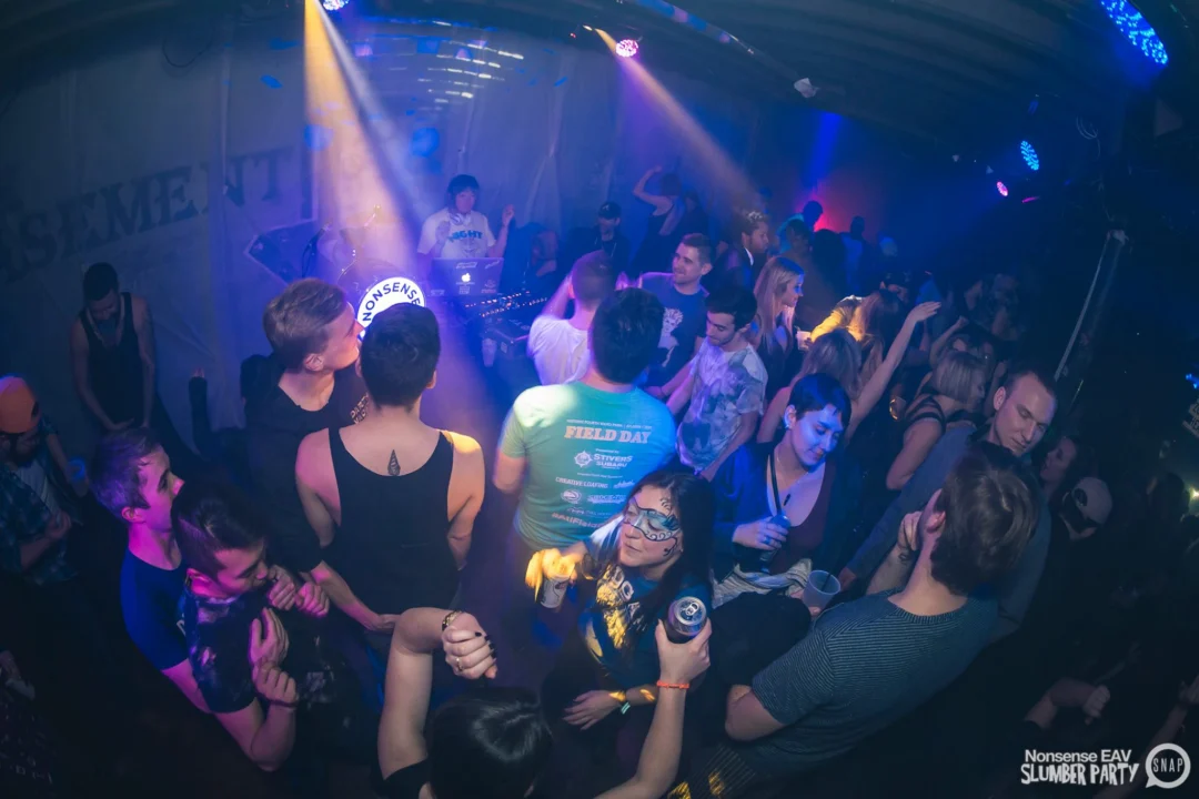 Nonsense EAV Slumber Party - 2/17/17.Pajamas! Onesies! Dancing! Atlanta's nicest people! Dance Bunny! The DJ was Kimber! 3rd Fridays at the Basement in East Atlanta!Photo by Oh Snap! Tag your friends!