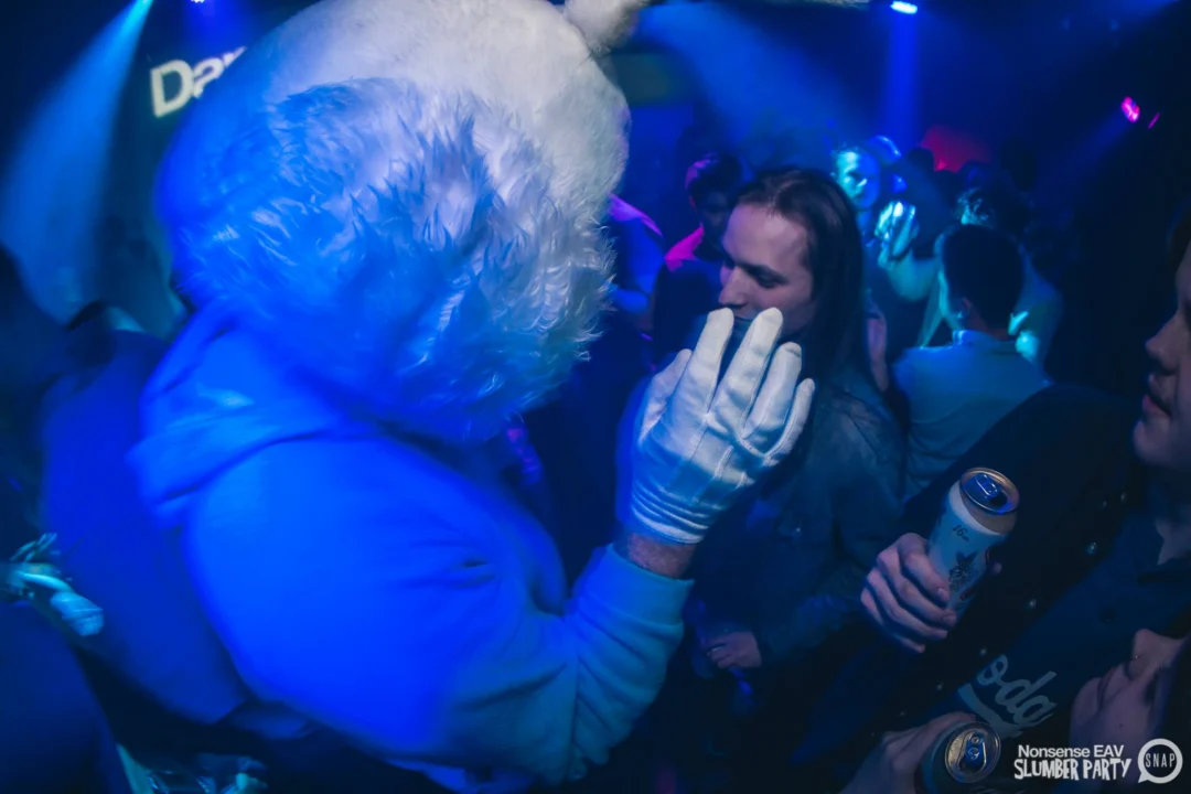 Nonsense EAV Slumber Party - 2/17/17.Pajamas! Onesies! Dancing! Atlanta's nicest people! Dance Bunny! The DJ was Kimber! 3rd Fridays at the Basement in East Atlanta!Photo by Oh Snap! Tag your friends!