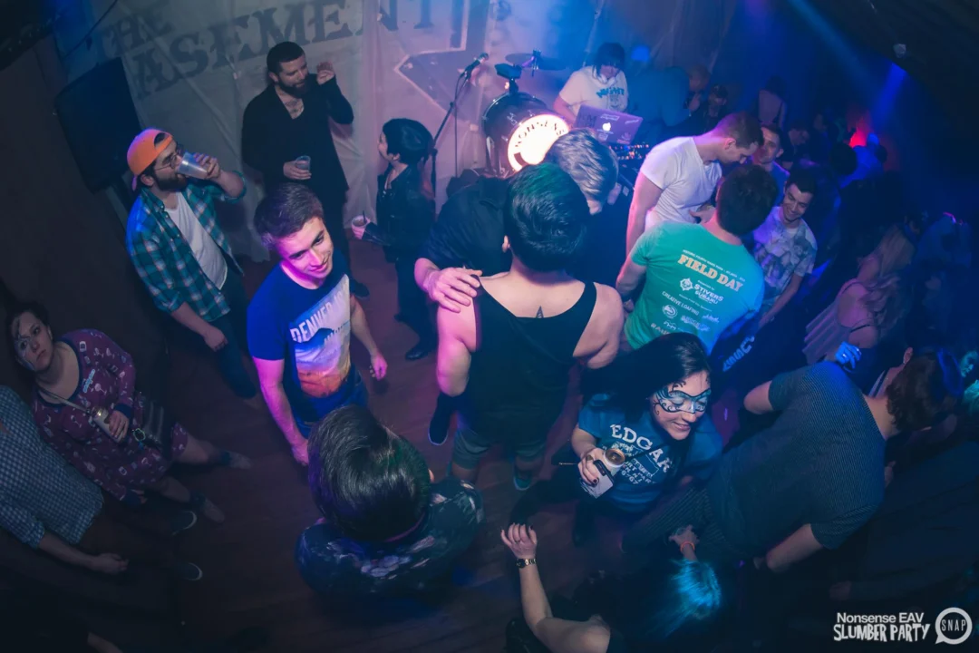Nonsense EAV Slumber Party - 2/17/17.Pajamas! Onesies! Dancing! Atlanta's nicest people! Dance Bunny! The DJ was Kimber! 3rd Fridays at the Basement in East Atlanta!Photo by Oh Snap! Tag your friends!
