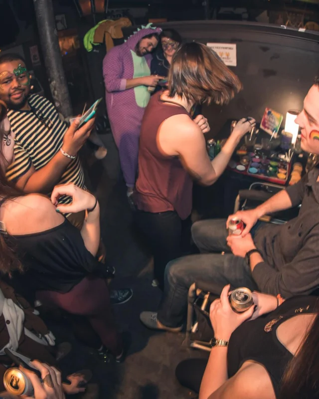 Nonsense EAV Slumber Party - 2/17/17.Pajamas! Onesies! Dancing! Atlanta's nicest people! Dance Bunny! The DJ was Kimber! 3rd Fridays at the Basement in East Atlanta!Photo by Oh Snap! Tag your friends!