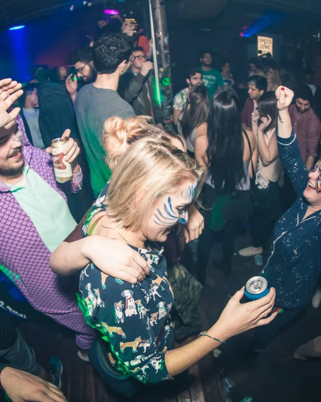 Nonsense EAV Slumber Party - 2/17/17.Pajamas! Onesies! Dancing! Atlanta's nicest people! Dance Bunny! The DJ was Kimber! 3rd Fridays at the Basement in East Atlanta!Photo by Oh Snap! Tag your friends!