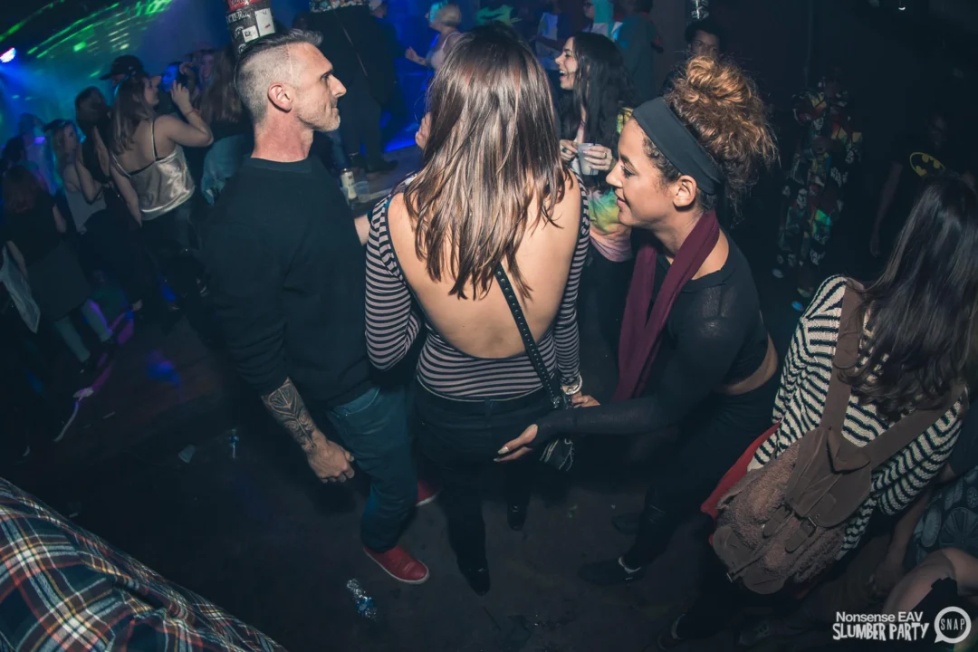 Nonsense EAV Slumber Party - 2/17/17.Pajamas! Onesies! Dancing! Atlanta's nicest people! Dance Bunny! The DJ was Kimber! 3rd Fridays at the Basement in East Atlanta!Photo by Oh Snap! Tag your friends!