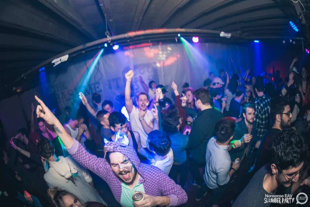 Nonsense EAV Slumber Party - 2/17/17.Pajamas! Onesies! Dancing! Atlanta's nicest people! Dance Bunny! The DJ was Kimber! 3rd Fridays at the Basement in East Atlanta!Photo by Oh Snap! Tag your friends!