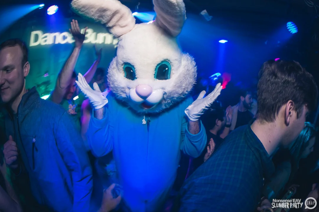 Nonsense EAV Slumber Party - 2/17/17.Pajamas! Onesies! Dancing! Atlanta's nicest people! Dance Bunny! The DJ was Kimber! 3rd Fridays at the Basement in East Atlanta!Photo by Oh Snap! Tag your friends!