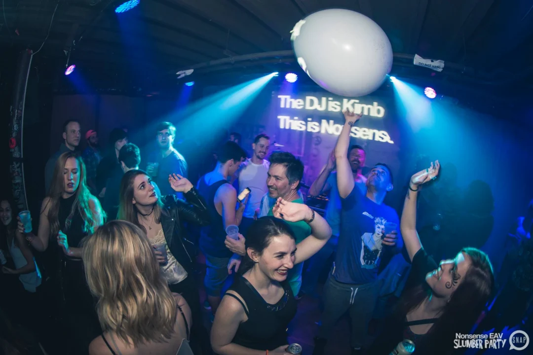 Nonsense EAV Slumber Party - 2/17/17.Pajamas! Onesies! Dancing! Atlanta's nicest people! Dance Bunny! The DJ was Kimber! 3rd Fridays at the Basement in East Atlanta!Photo by Oh Snap! Tag your friends!