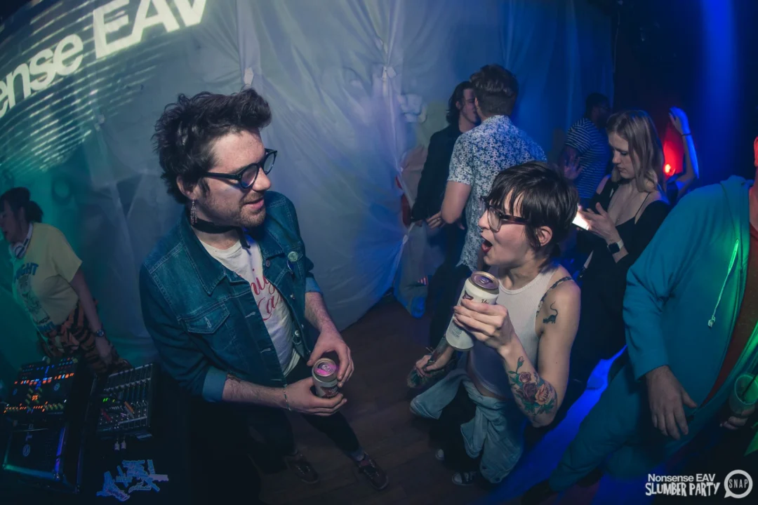 Nonsense EAV Slumber Party - 2/17/17.Pajamas! Onesies! Dancing! Atlanta's nicest people! Dance Bunny! The DJ was Kimber! 3rd Fridays at the Basement in East Atlanta!Photo by Oh Snap! Tag your friends!