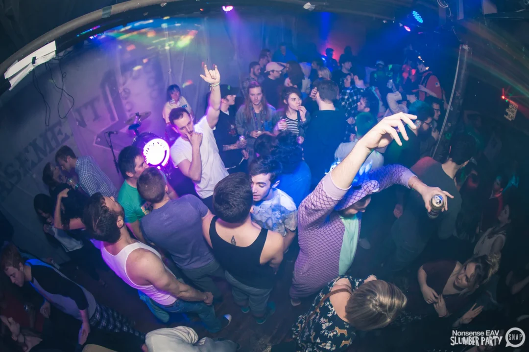 Nonsense EAV Slumber Party - 2/17/17.Pajamas! Onesies! Dancing! Atlanta's nicest people! Dance Bunny! The DJ was Kimber! 3rd Fridays at the Basement in East Atlanta!Photo by Oh Snap! Tag your friends!
