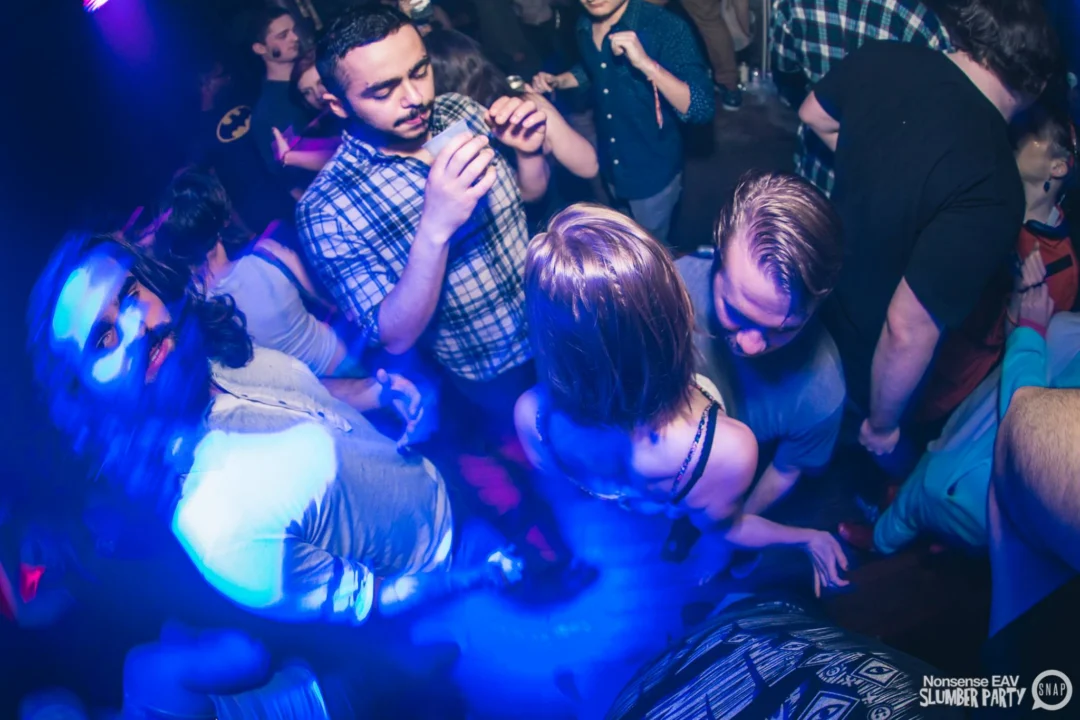 Nonsense EAV Slumber Party - 2/17/17.Pajamas! Onesies! Dancing! Atlanta's nicest people! Dance Bunny! The DJ was Kimber! 3rd Fridays at the Basement in East Atlanta!Photo by Oh Snap! Tag your friends!