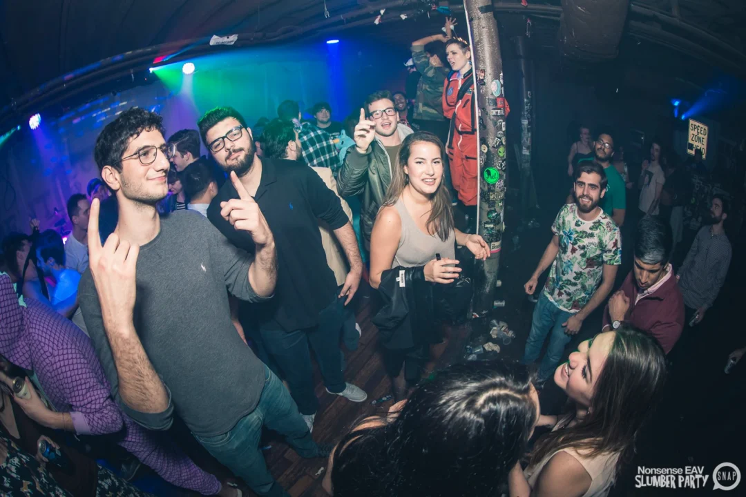 Nonsense EAV Slumber Party - 2/17/17.Pajamas! Onesies! Dancing! Atlanta's nicest people! Dance Bunny! The DJ was Kimber! 3rd Fridays at the Basement in East Atlanta!Photo by Oh Snap! Tag your friends!