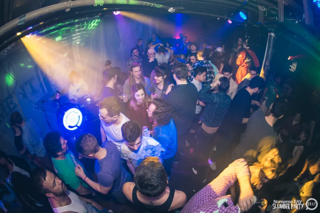 Nonsense EAV Slumber Party - 2/17/17.Pajamas! Onesies! Dancing! Atlanta's nicest people! Dance Bunny! The DJ was Kimber! 3rd Fridays at the Basement in East Atlanta!Photo by Oh Snap! Tag your friends!