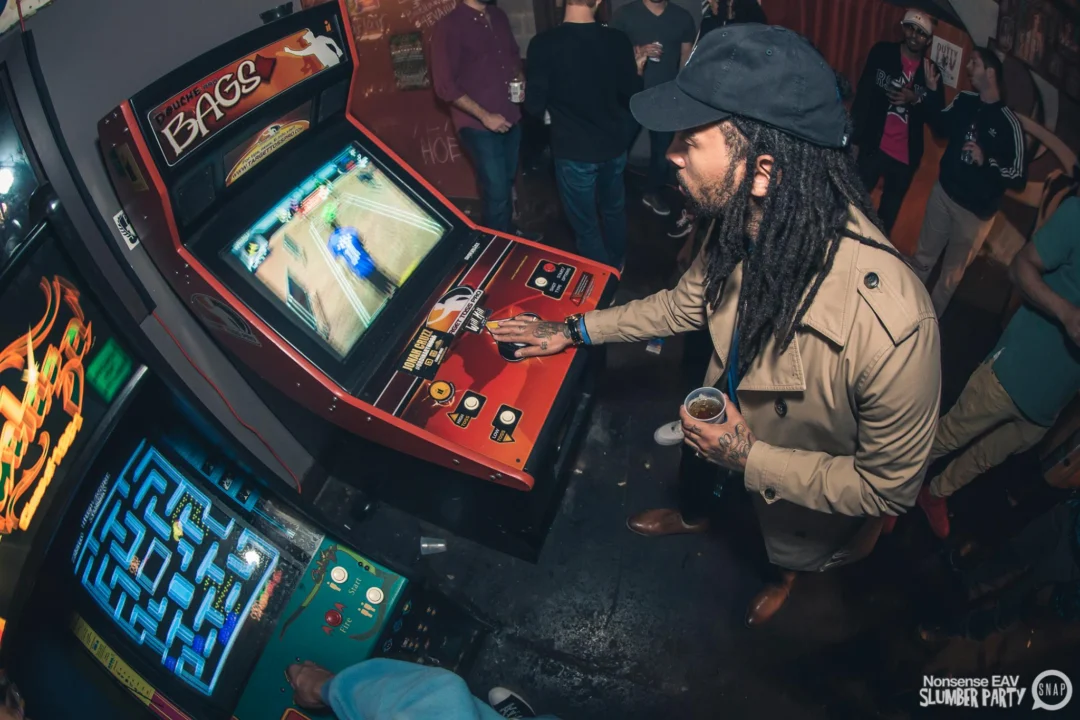 Nonsense EAV Slumber Party - 2/17/17.Pajamas! Onesies! Dancing! Atlanta's nicest people! Dance Bunny! The DJ was Kimber! 3rd Fridays at the Basement in East Atlanta!Photo by Oh Snap! Tag your friends!