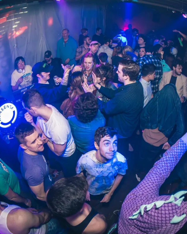 Nonsense EAV Slumber Party - 2/17/17.Pajamas! Onesies! Dancing! Atlanta's nicest people! Dance Bunny! The DJ was Kimber! 3rd Fridays at the Basement in East Atlanta!Photo by Oh Snap! Tag your friends!