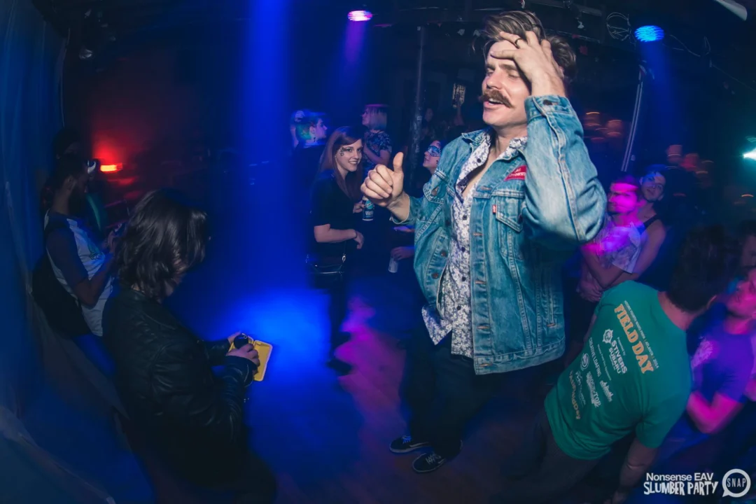 Nonsense EAV Slumber Party - 2/17/17.Pajamas! Onesies! Dancing! Atlanta's nicest people! Dance Bunny! The DJ was Kimber! 3rd Fridays at the Basement in East Atlanta!Photo by Oh Snap! Tag your friends!