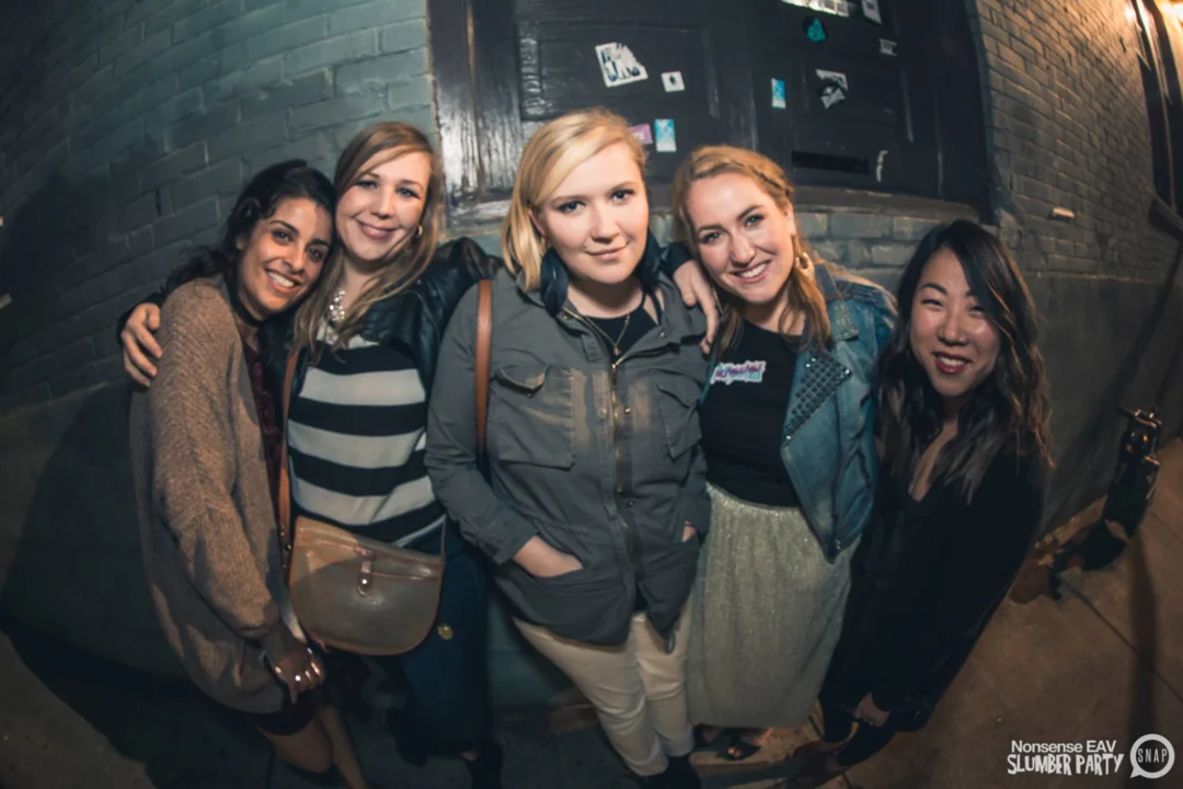 Nonsense EAV Slumber Party - 2/17/17.Pajamas! Onesies! Dancing! Atlanta's nicest people! Dance Bunny! The DJ was Kimber! 3rd Fridays at the Basement in East Atlanta!Photo by Oh Snap! Tag your friends!