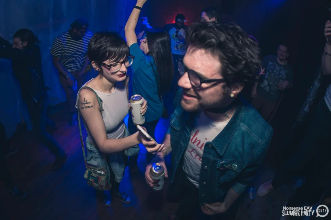 Nonsense EAV Slumber Party - 2/17/17.Pajamas! Onesies! Dancing! Atlanta's nicest people! Dance Bunny! The DJ was Kimber! 3rd Fridays at the Basement in East Atlanta!Photo by Oh Snap! Tag your friends!
