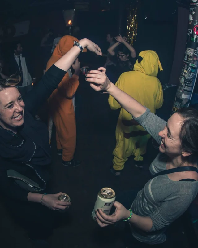 Nonsense EAV Slumber Party - 2/17/17.Pajamas! Onesies! Dancing! Atlanta's nicest people! Dance Bunny! The DJ was Kimber! 3rd Fridays at the Basement in East Atlanta!Photo by Oh Snap! Tag your friends!