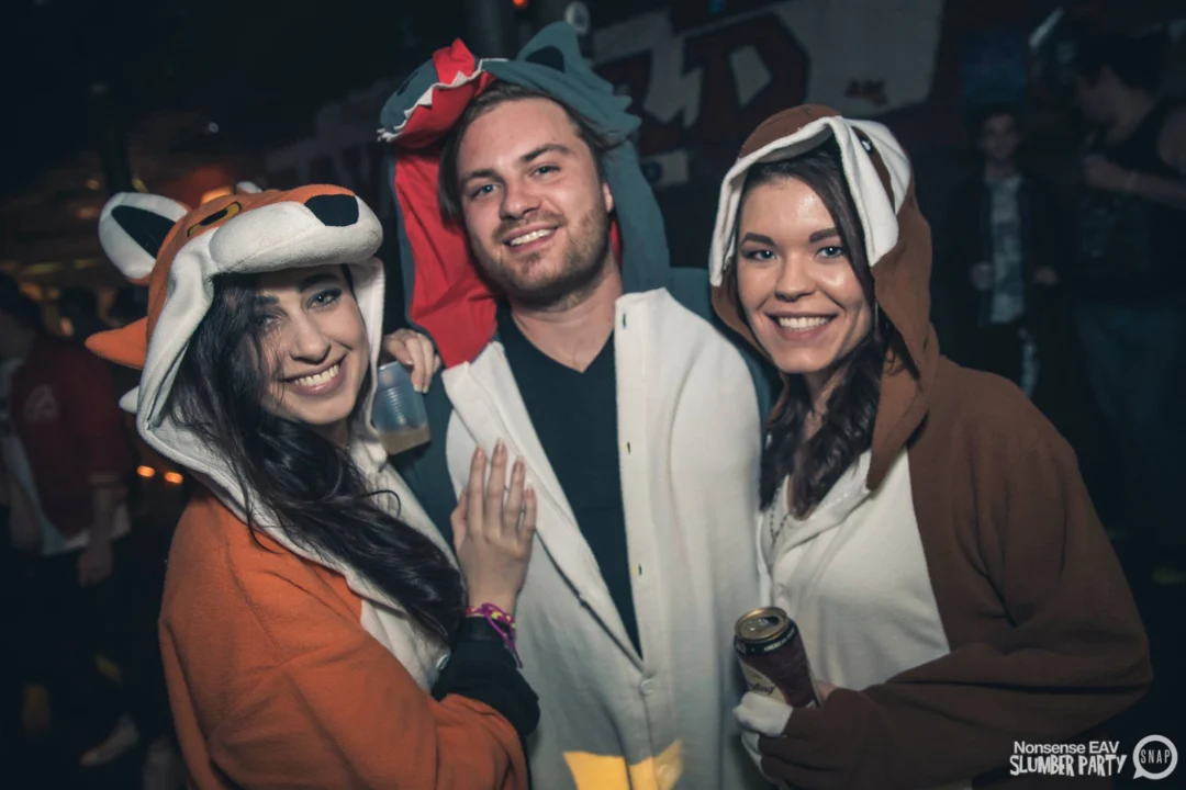 Nonsense EAV Slumber Party - 2/17/17.Pajamas! Onesies! Dancing! Atlanta's nicest people! Dance Bunny! The DJ was Kimber! 3rd Fridays at the Basement in East Atlanta!Photo by Oh Snap! Tag your friends!