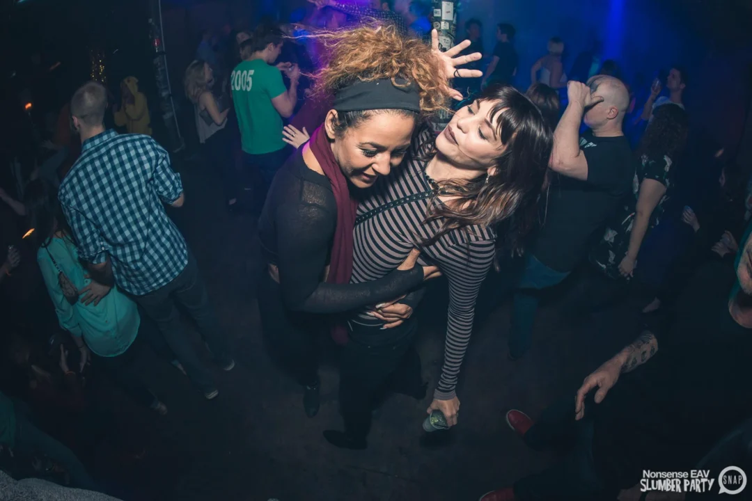 Nonsense EAV Slumber Party - 2/17/17.Pajamas! Onesies! Dancing! Atlanta's nicest people! Dance Bunny! The DJ was Kimber! 3rd Fridays at the Basement in East Atlanta!Photo by Oh Snap! Tag your friends!