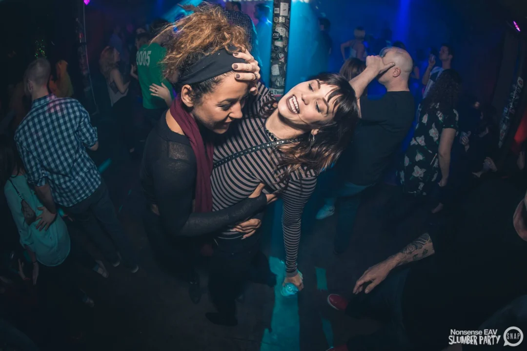Nonsense EAV Slumber Party - 2/17/17.Pajamas! Onesies! Dancing! Atlanta's nicest people! Dance Bunny! The DJ was Kimber! 3rd Fridays at the Basement in East Atlanta!Photo by Oh Snap! Tag your friends!