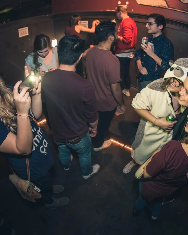 Nonsense EAV Slumber Party - 2/17/17.Pajamas! Onesies! Dancing! Atlanta's nicest people! Dance Bunny! The DJ was Kimber! 3rd Fridays at the Basement in East Atlanta!Photo by Oh Snap! Tag your friends!