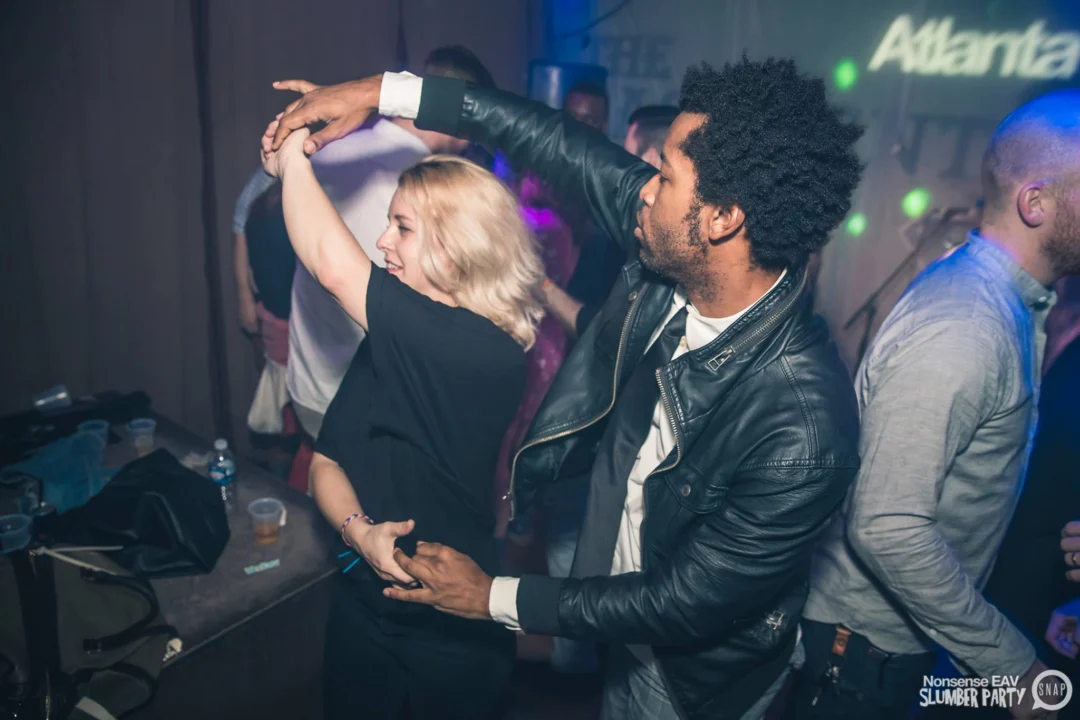 Nonsense EAV Slumber Party - 2/17/17.Pajamas! Onesies! Dancing! Atlanta's nicest people! Dance Bunny! The DJ was Kimber! 3rd Fridays at the Basement in East Atlanta!Photo by Oh Snap! Tag your friends!