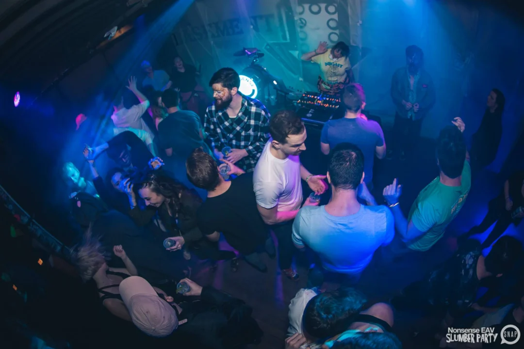 Nonsense EAV Slumber Party - 2/17/17.Pajamas! Onesies! Dancing! Atlanta's nicest people! Dance Bunny! The DJ was Kimber! 3rd Fridays at the Basement in East Atlanta!Photo by Oh Snap! Tag your friends!