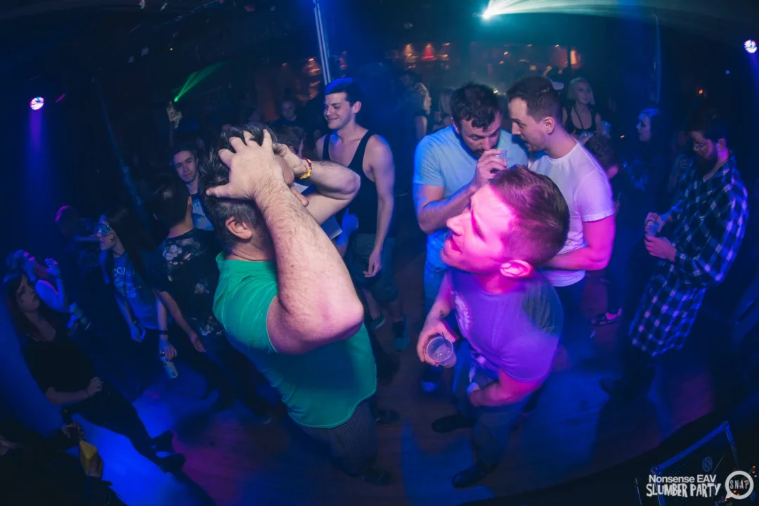 Nonsense EAV Slumber Party - 2/17/17.Pajamas! Onesies! Dancing! Atlanta's nicest people! Dance Bunny! The DJ was Kimber! 3rd Fridays at the Basement in East Atlanta!Photo by Oh Snap! Tag your friends!