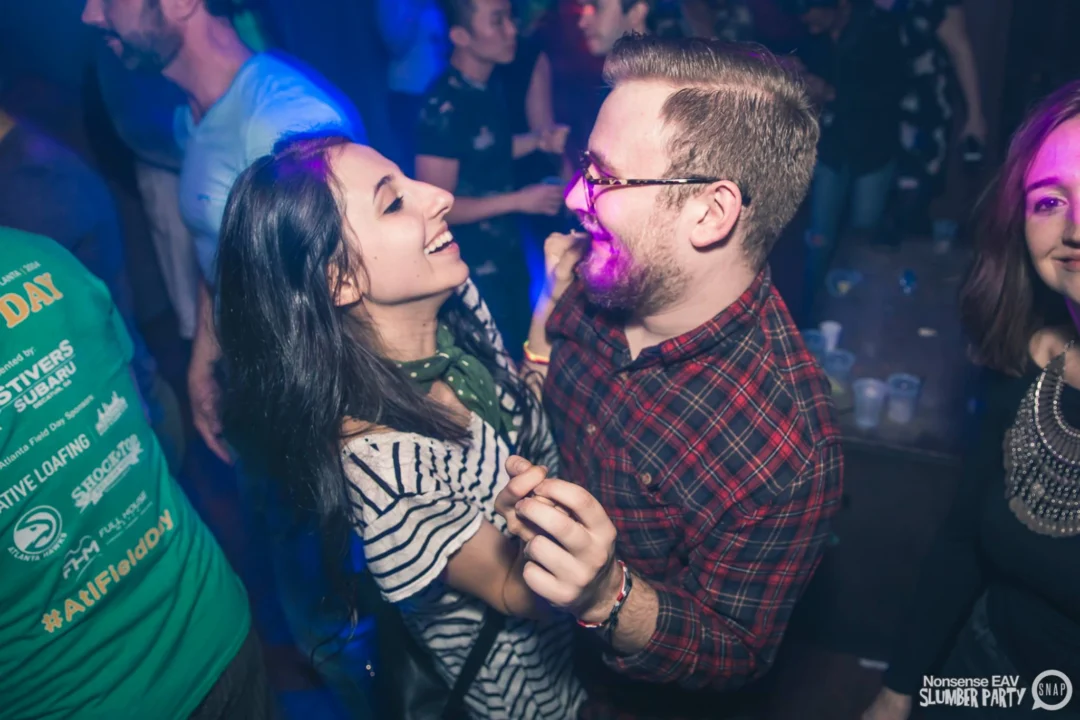 Nonsense EAV Slumber Party - 2/17/17.Pajamas! Onesies! Dancing! Atlanta's nicest people! Dance Bunny! The DJ was Kimber! 3rd Fridays at the Basement in East Atlanta!Photo by Oh Snap! Tag your friends!