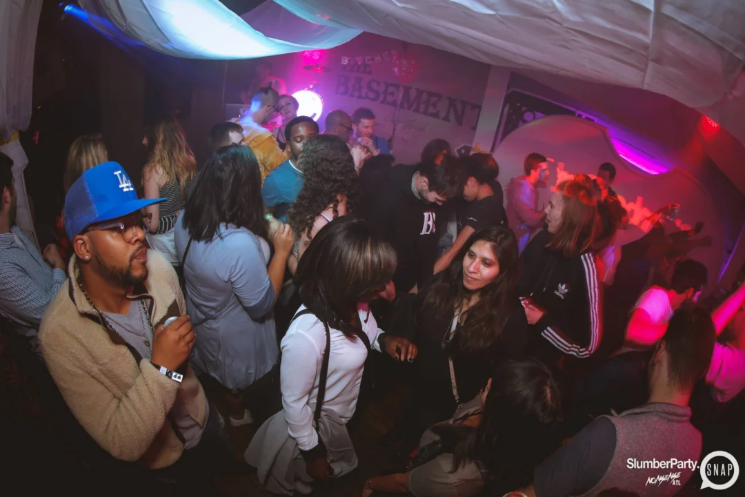 Nonsense EAV: SlumberPartyAtlanta put its jammies on and got ridiculous with us! Tag yourselves! 3rd Friday of every month. A new theme every month. "Atlanta's most ridiculous dance party" #nonsenseatlPhoto by Oh Snap Kid.