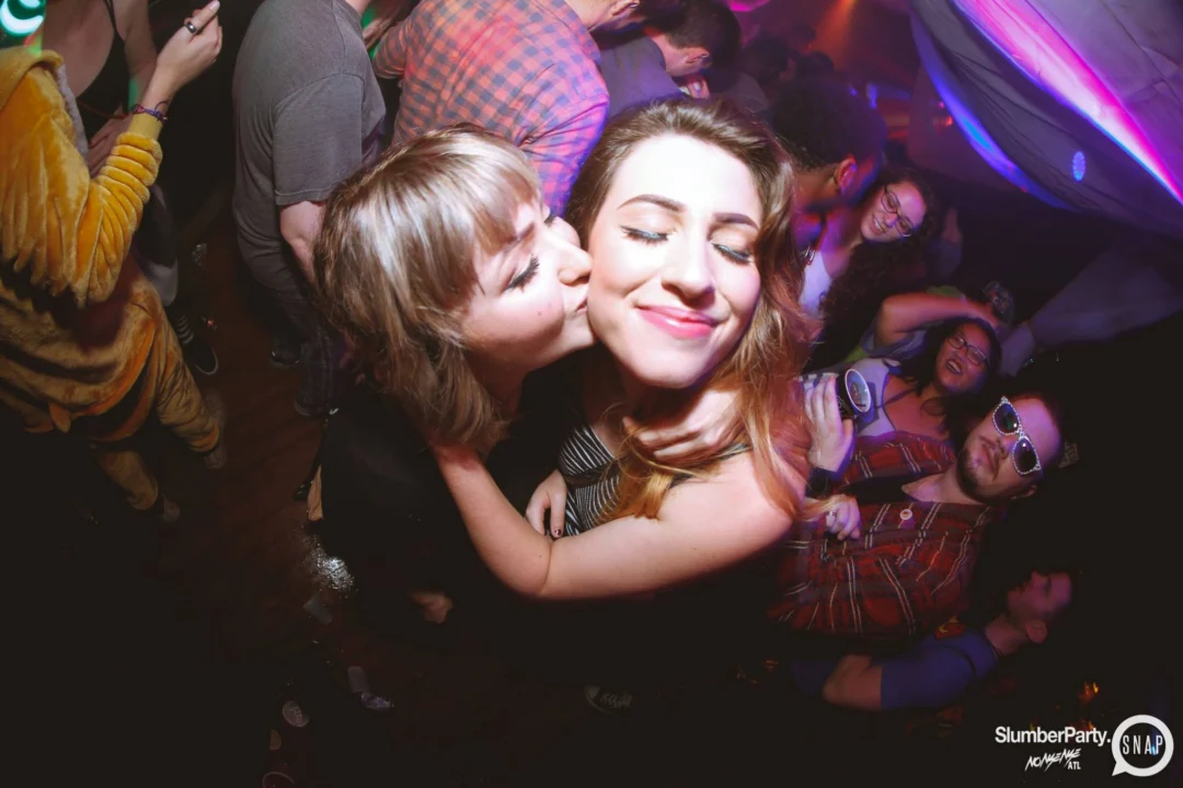Nonsense EAV: SlumberPartyAtlanta put its jammies on and got ridiculous with us! Tag yourselves! 3rd Friday of every month. A new theme every month. "Atlanta's most ridiculous dance party" #nonsenseatlPhoto by Oh Snap Kid.
