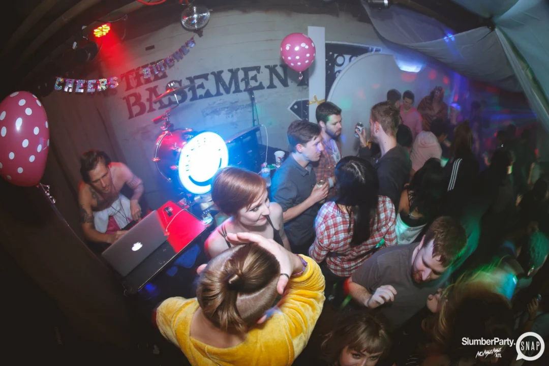Nonsense EAV: SlumberPartyAtlanta put its jammies on and got ridiculous with us! Tag yourselves! 3rd Friday of every month. A new theme every month. "Atlanta's most ridiculous dance party" #nonsenseatlPhoto by Oh Snap Kid.