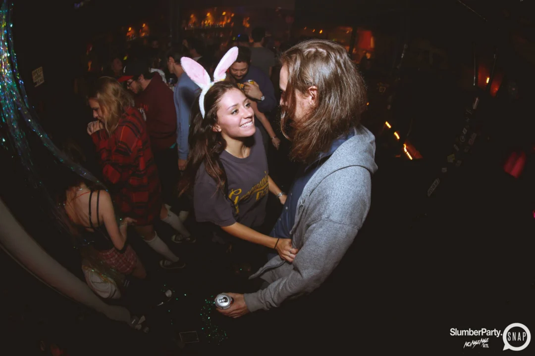 Nonsense EAV: SlumberPartyAtlanta put its jammies on and got ridiculous with us! Tag yourselves! 3rd Friday of every month. A new theme every month. "Atlanta's most ridiculous dance party" #nonsenseatlPhoto by Oh Snap Kid.