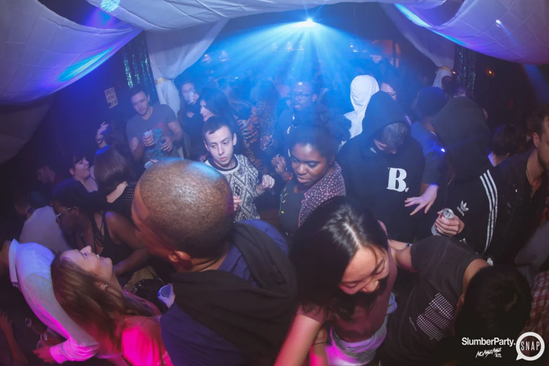 Nonsense EAV: SlumberPartyAtlanta put its jammies on and got ridiculous with us! Tag yourselves! 3rd Friday of every month. A new theme every month. "Atlanta's most ridiculous dance party" #nonsenseatlPhoto by Oh Snap Kid.