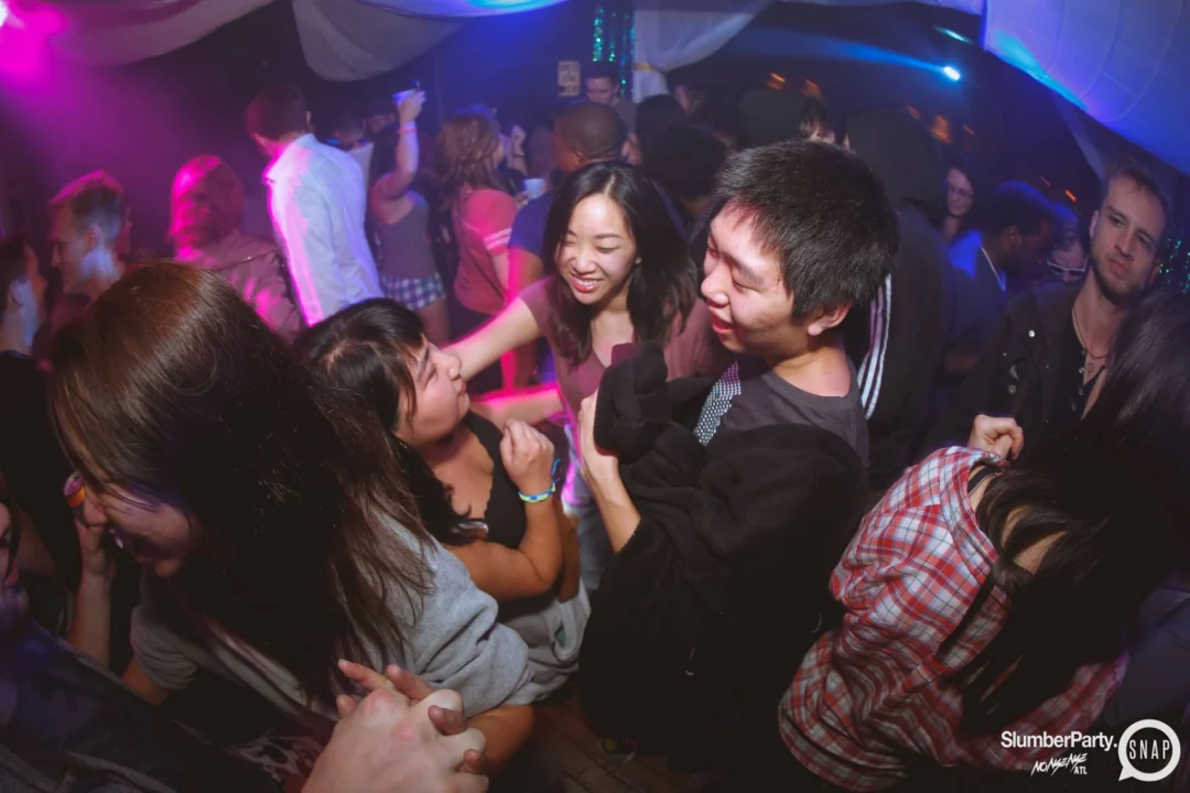 Nonsense EAV: SlumberPartyAtlanta put its jammies on and got ridiculous with us! Tag yourselves! 3rd Friday of every month. A new theme every month. "Atlanta's most ridiculous dance party" #nonsenseatlPhoto by Oh Snap Kid.