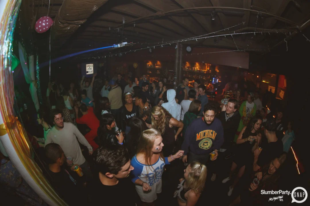 Nonsense EAV: SlumberPartyAtlanta put its jammies on and got ridiculous with us! Tag yourselves! 3rd Friday of every month. A new theme every month. "Atlanta's most ridiculous dance party" #nonsenseatlPhoto by Oh Snap Kid.