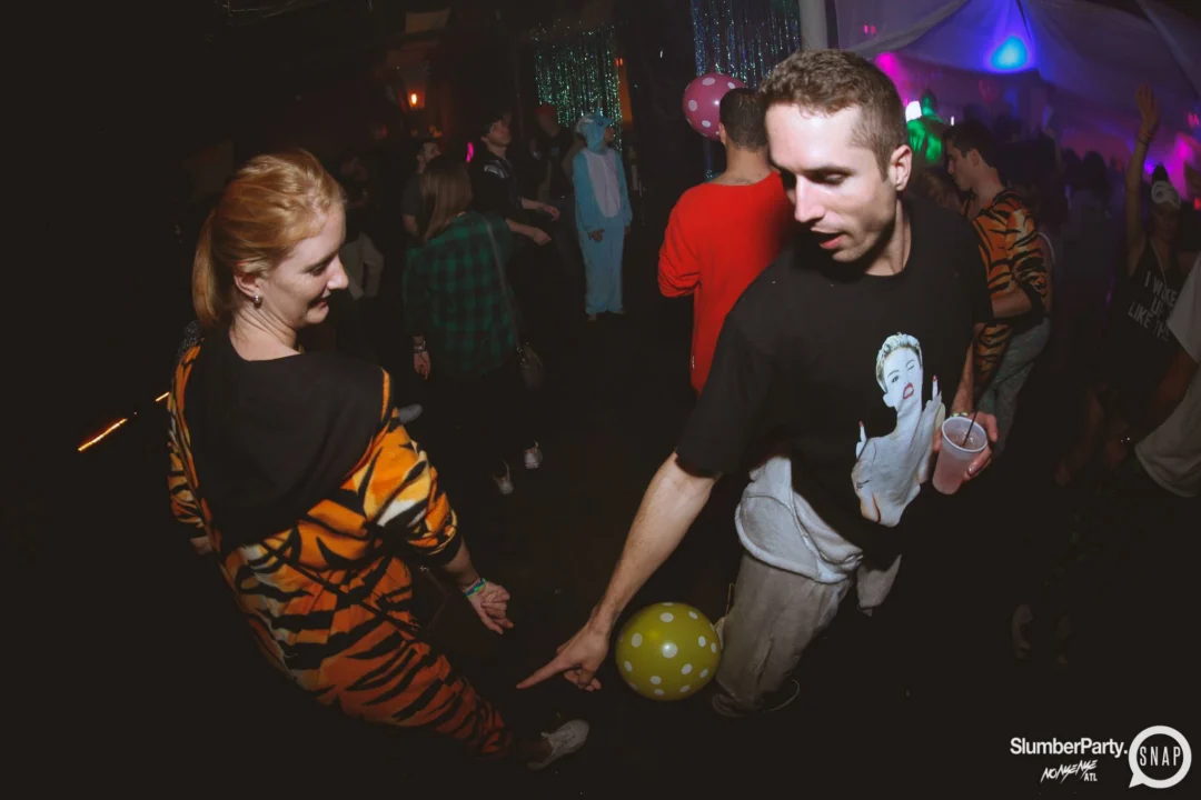 Nonsense EAV: SlumberPartyAtlanta put its jammies on and got ridiculous with us! Tag yourselves! 3rd Friday of every month. A new theme every month. "Atlanta's most ridiculous dance party" #nonsenseatlPhoto by Oh Snap Kid.