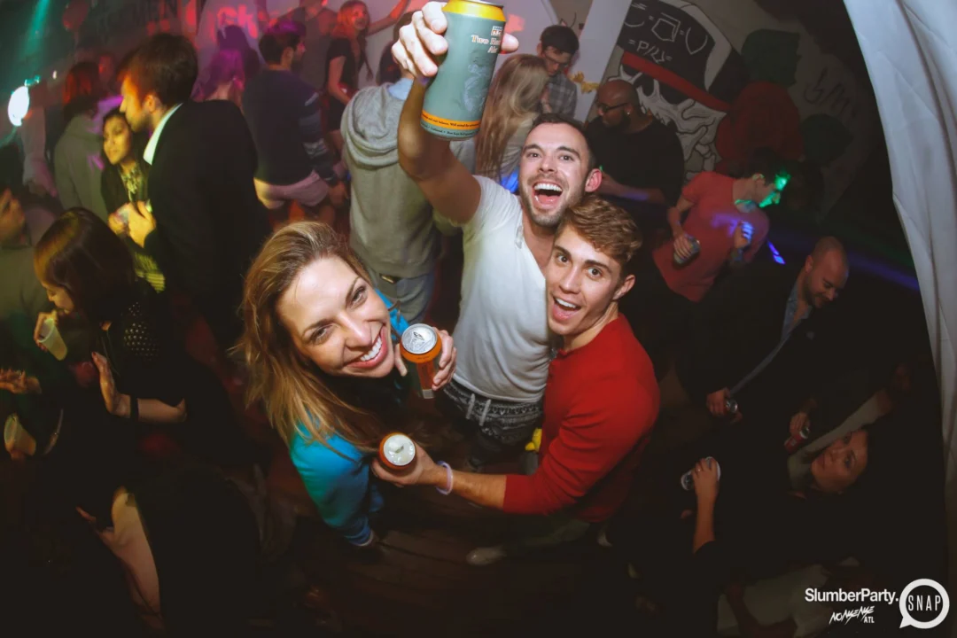 Nonsense EAV: SlumberPartyAtlanta put its jammies on and got ridiculous with us! Tag yourselves! 3rd Friday of every month. A new theme every month. "Atlanta's most ridiculous dance party" #nonsenseatlPhoto by Oh Snap Kid.