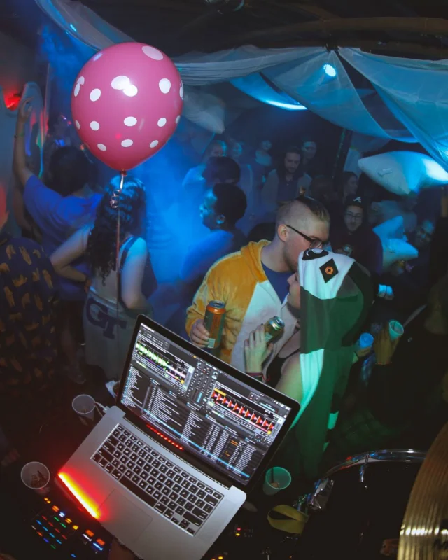 Nonsense EAV: SlumberPartyAtlanta put its jammies on and got ridiculous with us! Tag yourselves! 3rd Friday of every month. A new theme every month. "Atlanta's most ridiculous dance party" #nonsenseatlPhoto by Oh Snap Kid.