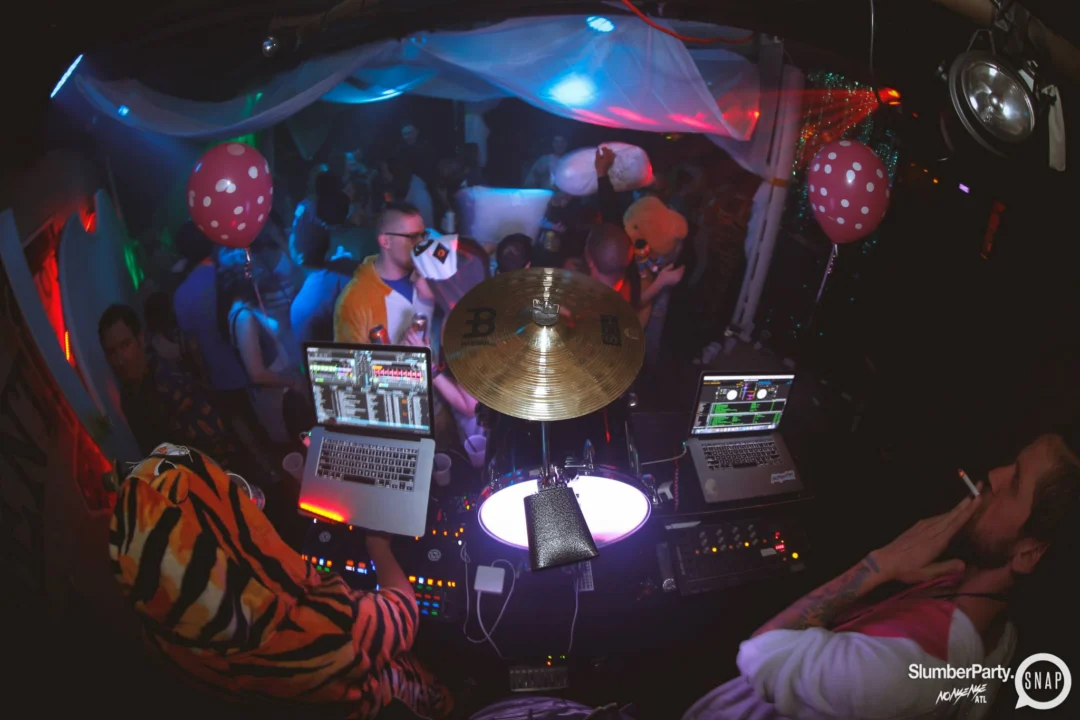 Nonsense EAV: SlumberPartyAtlanta put its jammies on and got ridiculous with us! Tag yourselves! 3rd Friday of every month. A new theme every month. "Atlanta's most ridiculous dance party" #nonsenseatlPhoto by Oh Snap Kid.