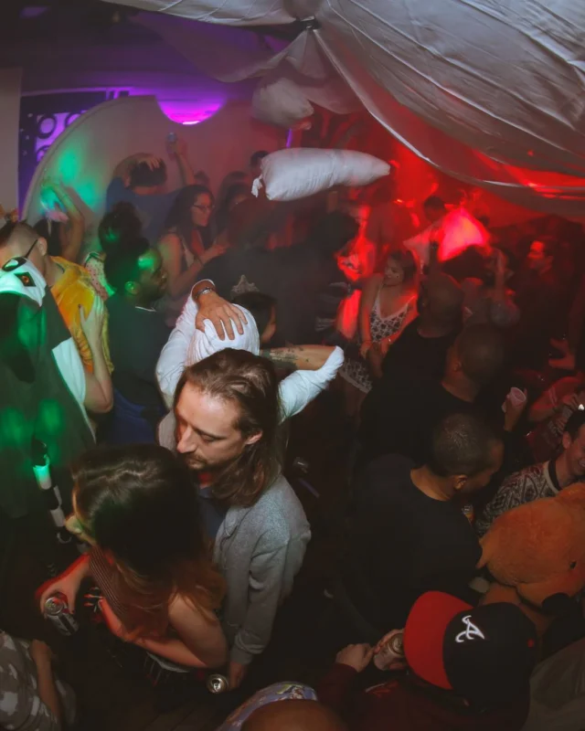 Nonsense EAV: SlumberPartyAtlanta put its jammies on and got ridiculous with us! Tag yourselves! 3rd Friday of every month. A new theme every month. "Atlanta's most ridiculous dance party" #nonsenseatlPhoto by Oh Snap Kid.